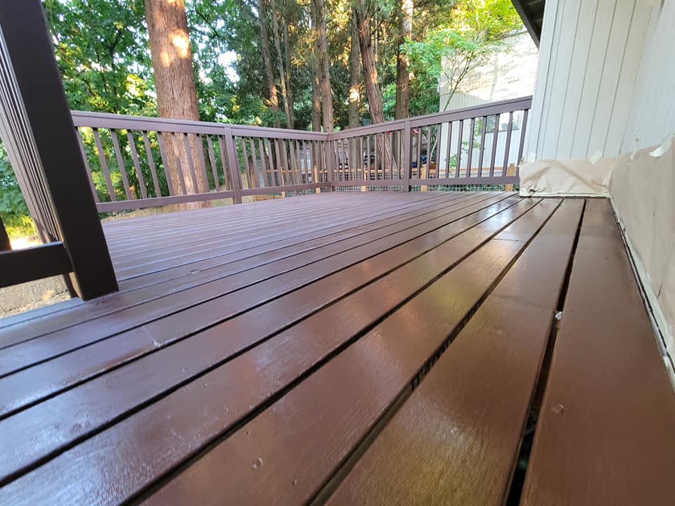 Deck Painting Project 4/4